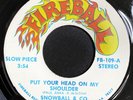 SNOWBALL & CO PUT YOUR HEAD ON MY SHOULDER TEXAS CHICANO SOUL 45 FIREBALL SLEEVE