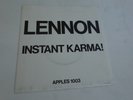 John Lennon INSTANT KARMA P/S 1970  APPLE UK 7