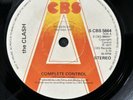 The Clash Complete Control UK 7” 45 Rare Promo