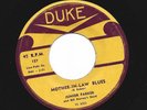 R&B  ROCKERS 45 - JUNIOR PARKER - MOTHER-IN-LAW BLUES - HEAR  1956 TEXAS  DUKE