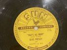 Elvis Presley Sun 209 That’s All Right 1954 Original