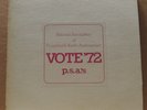 1972 VOTER PROMOTION LP W/ THE BEACH BOYS