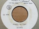 Saints 45 Fidelity Sound Abilene TX Acetate Panic Button / Bomark- Free Shipping