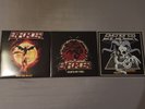 3 x ENFORCER - Into the Night, Death by Fire, From Beyond LPs Coloured