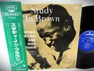 LP  JAPAN OBI Clifford Brown Study In Brown Japanese Jazz Record EX/EX Max Roach