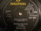 Beatles  Beatles For Sale Very Rare SOLID CENTRE 1964 EP Picture sleeve VG +