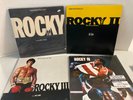 ROCKY,ROCKY II,ROCKY III,ROCKY IV & SURVIVOR EYE OF THE TIGER SOUNDTRACK LP LOT