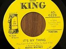 MARVA WHITNEY - It's My Thing KING JAMES BROWN SOUL FUNK R&B 45 PROMO VG+
