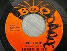 BROTHERS OF SOUL - Wait For me - Original 1969 Funk Soul 45 VG+