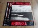 BRUCE SPRINGSTEEN NEBRASKA LP 1987 RE OBI INSERT INNER COVER IN SHRINK JAPAN NM