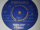 EX UK PHILIPS 45 - H.P LOVECRAFT - WAYFARING STRANGER