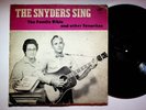 Chicago IL Snyders Sing Family Bible Country Gospel Christian Vinyl LP Record