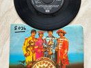 BEATLES Vinyl  -  Sgt. Peppers 45 r.p.m.single   Demo record.