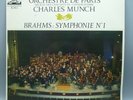 LP Vinyl Brahms Orchestre De Paris Charles Munch Symphonie No 1