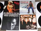4 BRUCE SPRINGSTEEN VINYL 45s: SECRET GARDEN, COVER ME, WAR, BRILLIANT DISGUISE