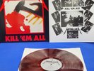 Metallica Kill 'Em All (LP, 2021) Colored Red Remastered Vinyl Walmart Exclusive