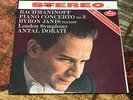 Rachmaninoff Piano Concerto No.3 STEREO LP Byron Janis Antal Dorati EX  Mercury