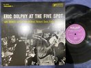 ERIC DOLPHY FIVE SPOT VOL. 1 NEW JAZZ SGD-15 STEREO JAPAN LP