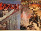 Saxon Self-titled 1979 & Molly Hatchet Beatin' The Odds 1980 Vinyl LPs