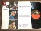 JACQUELINE DU PRE (CELLO) BARBIROLLI BAKER - ELGAR / EMI ANGEL ASD 655 UK NM LP
