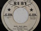 rockabilly STAN JOHNSON Baby Baby Doll, Lora Ann RUBY 45 HEAR