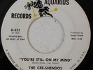northern soul THE CRE-SHENDOS You're Still On My Mind, This Must Be AQUARIUS 45