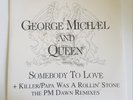 George Michael And Queen Somebody To Love+Killer/Papa Was A Rollin' Stone 1993