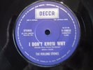 The Rolling Stones Vinyl 45 I Don't Know Why / Try A Little Harder Decca Y-10833