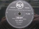 ELVIS PRESLEY 78 RPM I BELIEVE  / IT IS NO SECRET 1958 SOUTH AFRICA RCA 71.235