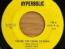 Rare Heavy Fuzz Garage Psych 45 SPEED LIMIT You're Too Young to Know, Hyperbolic