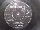 THE BEATLES 45 R 4983 BLACK PARLOPHONE PLEASE PLEASE ME rare SINGLE INDIA 29 VG+