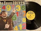 Sesame Street: The Count Counts LP (1975) CTW 22069, 1st Edition. VG++/VG++