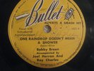 Scarce Early RAY CHARLES   Bullet Records 78rpm with Bobby Breen VG+