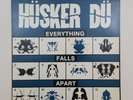 HUSKER DU Everything Falls Apart REFLEXD LP Vinyl VG+ Cvr VG+nr++ Insert 1983