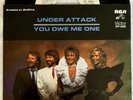 ABBA -Under Attack-  Mexican White Label Promo 7” In Picture Sleeve