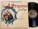 The 4 Seasons Greetings Christmas LP Vee Jay Stereo RARE High Grade Strong VG+