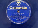 Prewar Jazz 78 Mark Fisher & His Edgewater Beach Hotel Orch Columbia Royal Blue