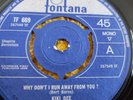 KIKI DEE WHY DON'T I RUN AWAY FROM YOU?/SMALL TOWN 7 INCH SINGLE FONTANA TF 669