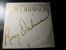 SIGNED AUTOGRAPHED ROY ORBISON THE ALL-TIME GREATEST HITS OF 2 LP RECORD SET