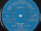 JOHNNY KIDD Hurry On Back To Love RARE UK 45 popcorn dancer mod r&b LISTEN