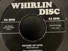 Doo Wop 45 THE CONTINENTALS Picture of Love / Soft and Sweet Whirling Disc VG++