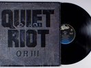 Quiet Riot – QR III - Vinyl LP Cutout (Small cut on sleeve) NEW & SEALED