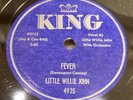 LITTLE WILLIE JOHN-KING 4935-FEVER/LETTER FROM MY DARLING=BLUES R&B CLASSIC 78