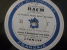 BACH  Matthaus passion - FRITZ LEHMANN  / LES DISCOPHILES FRANCAIS 26*78 RPM
