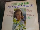 Lesley Gore ‎– I'll Cry If I Want To,  LP Mercury ‎ML-8016