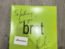 Charli XCX BRAT SIGNED Limited Edition Clear Pink Splatter Vinyl LP