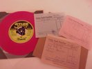 THE DAMNED single dont cry wolf pink VINYL 1977 stiff buy 24 plus 3 signed rat