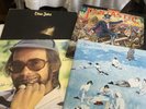 Elton John 4 LP Records Captain Fantastic, Rock of the Westies, Blue Moves, EJ