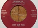 APPLE & THE THREE ORANGES-FREE & EASY 45-72 STANSON-ORIG-DEEP FUNK/SOUL-RARE