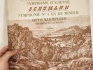 RARE CLASSIC LP KLEMPERER MENDELSSOHN SCHUMANN ED1 OG FR COLUMBIA SAXF 218